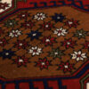 Hand-Knotted Persian Khorasan Javaneh Rug (Tribal All-over Floral) - Red Wool