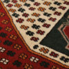 Hand-Knotted Persian Khorasan Soha Rug (Tribal Geometric Diamond) - Red Wool