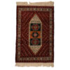 Hand-Knotted Persian Khorasan Soha Rug (Tribal Geometric Diamond) - Red Wool