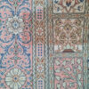 Hand-Knotted Persian Zanjan Silk Rug (Tribal Bakhtiari Garden Khesti) - Gray