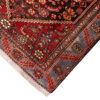 Hand-Knotted Persian Zanjan Tribal Rug (Traditional Geometric Medallion) - Red Wool