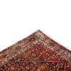 Hand-Knotted Persian Zanjan Mahtab Rug (Tribal Geometric Medallion) - Red Wool