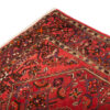 Hand-Knotted Persian Zanjan Ramin Rug (Tribal Geometric Medallion) - Red Wool