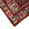 Hand-Knotted Persian Zanjan Masterpiece (Tribal Style Geometric Medallion) - Red Wool
