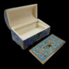 Handcrafted Bone Jewelry Box with Persian-Inspired Taher Pattern