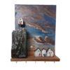 Handmade Wooden Wall Key Holder - Rustic Cottage Design
