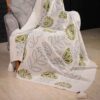 Soft & Light Knitted Throw for Sofa & Bed Model Ghasedak