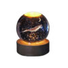 Crystal Ball Lamp Fantasy Night Light Moon & Whale