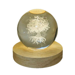 Crystal Ball Lamp Fantasy Night Light Tree of Life