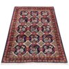 Vintage Persian Varamin Jeyran Rug (Intricate All-over Floral Pattern) - Red Wool