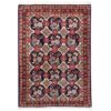 Vintage Persian Varamin Jeyran Rug (Intricate All-over Floral Pattern) - Red Wool