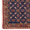Vintage Persian Varamin Nahal Rug (Intricate All-over Floral Pattern) - Blue Wool