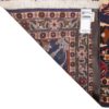 Vintage Persian Varamin Navazesh Rug (Tribal All-over Floral) - Blue Wool