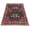 Vintage Persian Varamin Setayesh Rug (Tribal All-over Floral) - Blue Wool