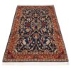 Vintage Persian Varamin Taranom Rug (Tribal All-over Floral) - Blue Wool