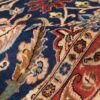 Vintage Persian Varamin Taranom Rug (Tribal All-over Floral) - Blue Wool