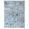 Vintage Persian Hand-Knotted Patchwork Carpet Amiran