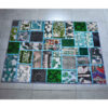 Vintage Persian Hand-Knotted Patchwork Carpet Amirkhiz