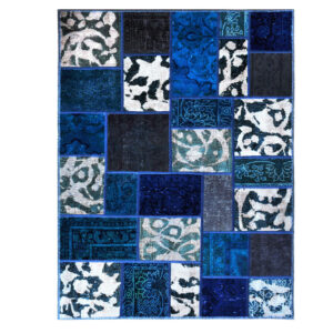 Persian Hand-Knotted Patchwork Carpet Kavosh
