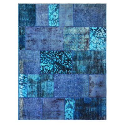 Persian Hand-Knotted Patchwork Carpet Tekedoozi