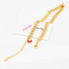 Steel Cheshm Nazar Ankle Bracelet Model Gandomi