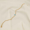 Steel Cheshm Nazar Ankle Bracelet Model Sadafi