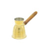 Premium Brass Cezve - Hammered Turkish Coffee Maker, Ekram Model