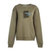 Woman's Casual Crew Neck Sweatshirt Model Stop
