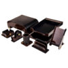Wooden Office Desk Organizer Accessories - Model Farnaz (8pcs)