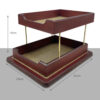Wooden Office Desk Organizer Accessories - Model Modalin (9pcs)