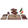 Wooden Office Desk Organizer Accessories - Model Modalin (9pcs)