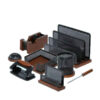 Wooden Office Desk Organizer Accessories - Model Nahid (8pcs)