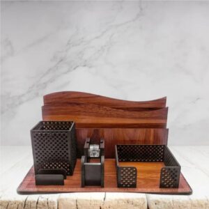 Wooden Office Desk Organizer – Model Harim