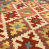 Firuzabad Dastris Geometric Kilim Rug - Authentic Handwoven Persian Wool