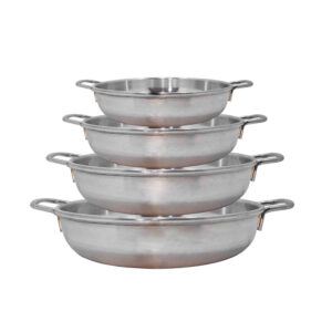 Outdoor Camping Pan – Lightweight, Campfire Compatible, Set of 4