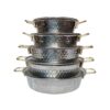 Outdoor Camping Pan – Lightweight, Campfire Ready, Set of 5
