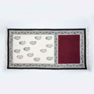 Handcrafted Linen Block Print Table Runner Aghigh