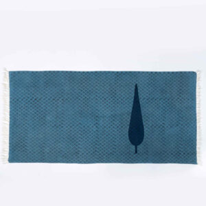 Handcrafted Linen Block Print Table Runner Keshtzaar
