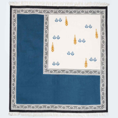 Block Print Linen Tablecloth Model Apadana