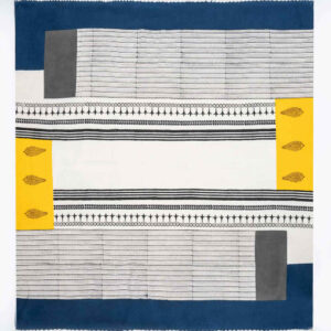 Block Print Linen Tablecloth Model Golestan