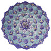 Decorative Copper Wall Plate Hand-Painted with Persian Minakari Enamel Toranj