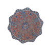 Decorative Copper Wall Plate Hand-Painted with Persian Minakari Enamel Panah