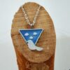Handcrafted Resin Bird Necklace - Morgh-e Amin Persian Tradition