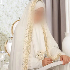 Iranian Bride’s Wedding Chador Model Morvarid Doozi