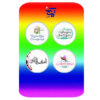 Islamic Button Pin Set for Shia Muslims - Imam Mahdi