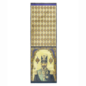 Persian Print Shawl for Women Artistic Model Naser al-Din