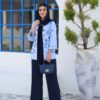 Persian Embroidered Manto & Pants Set Model Hanis