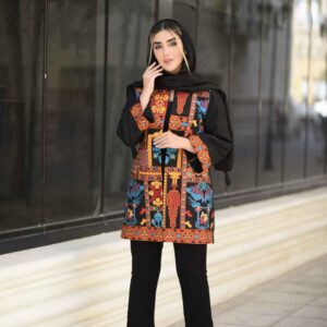 Persian Embroidered Manto Model Taavoos