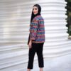 Persian Embroidered Manto & Pants Set Model Taraneh