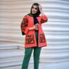Persian Suzani Manto Model Arva